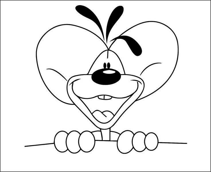 Diddl zum Ausdrucken für Kinder