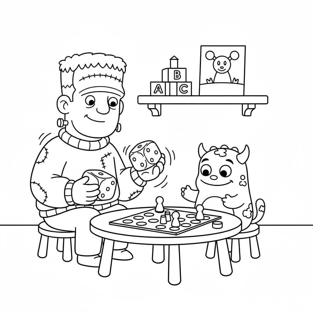 Druckbar Frankenstein