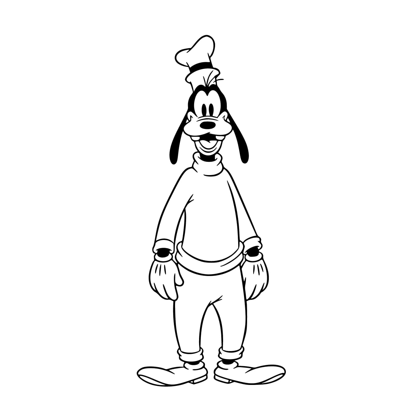 Druckbar Goofy