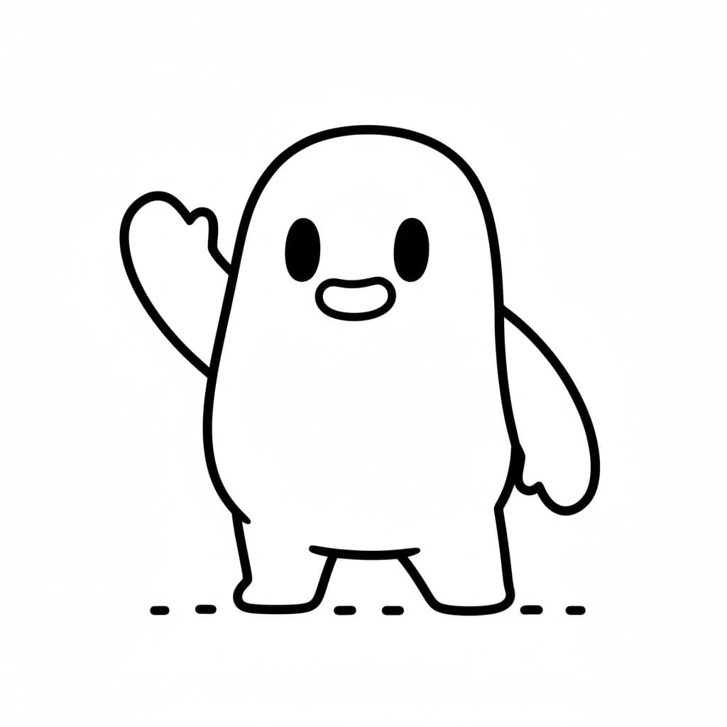 Fall Guys kostenlos druckbar für Kinder