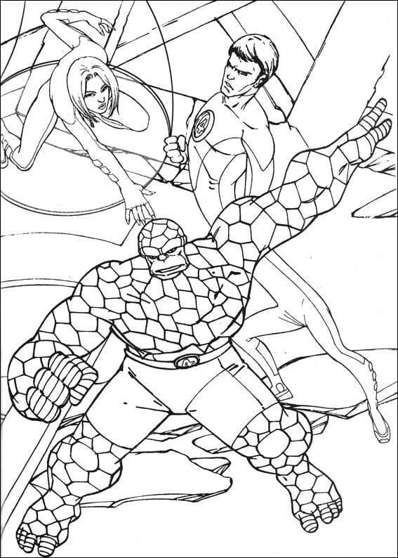 Fantastic Four kostenlos druckbar für Kinder