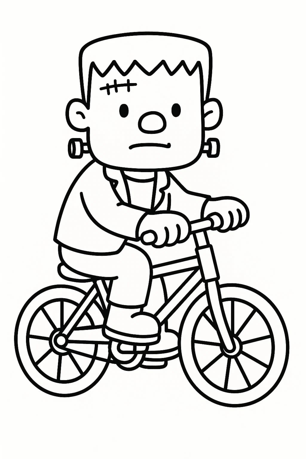 Frankenstein druckbar für Kinder