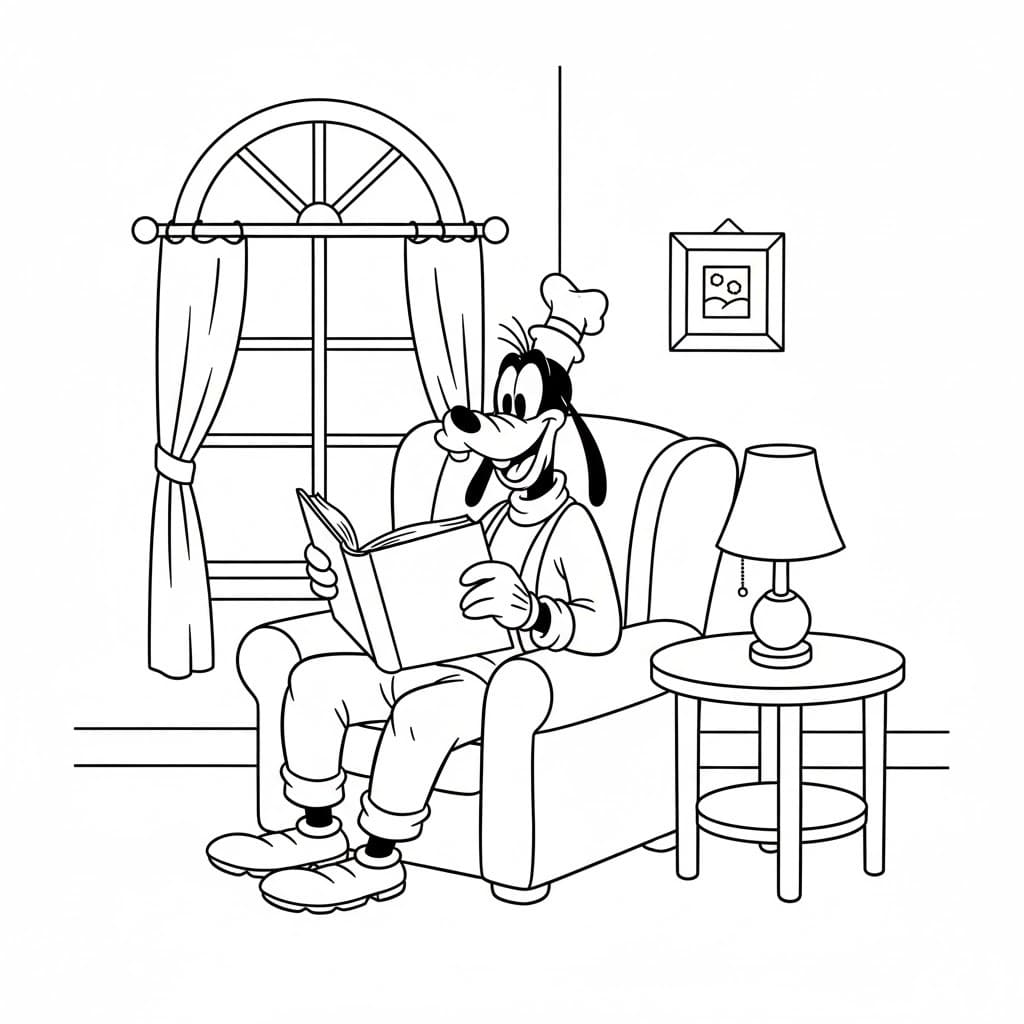 Goofy zum Ausdrucken