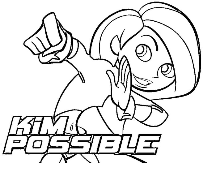 Kim Possible kostenlos druckbare einfach