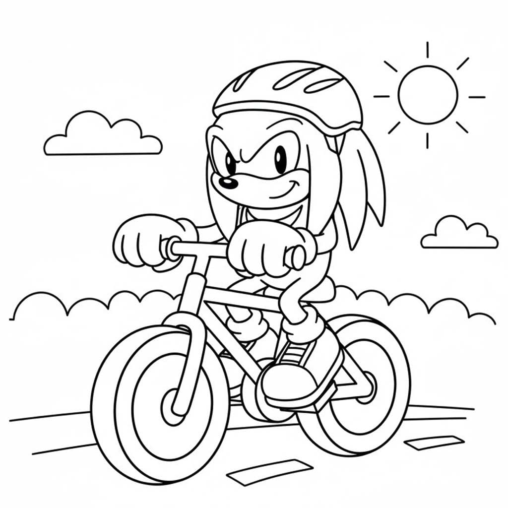 Knuckles druckbare kostenlos