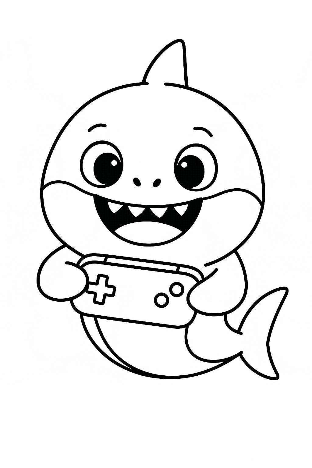 Baby Shark ausmalbilder