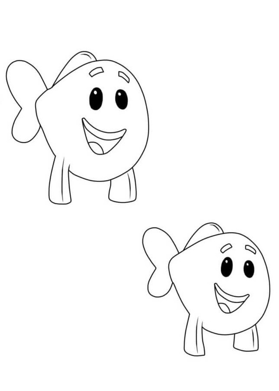 Kostenlos druckbar Bubble Guppies