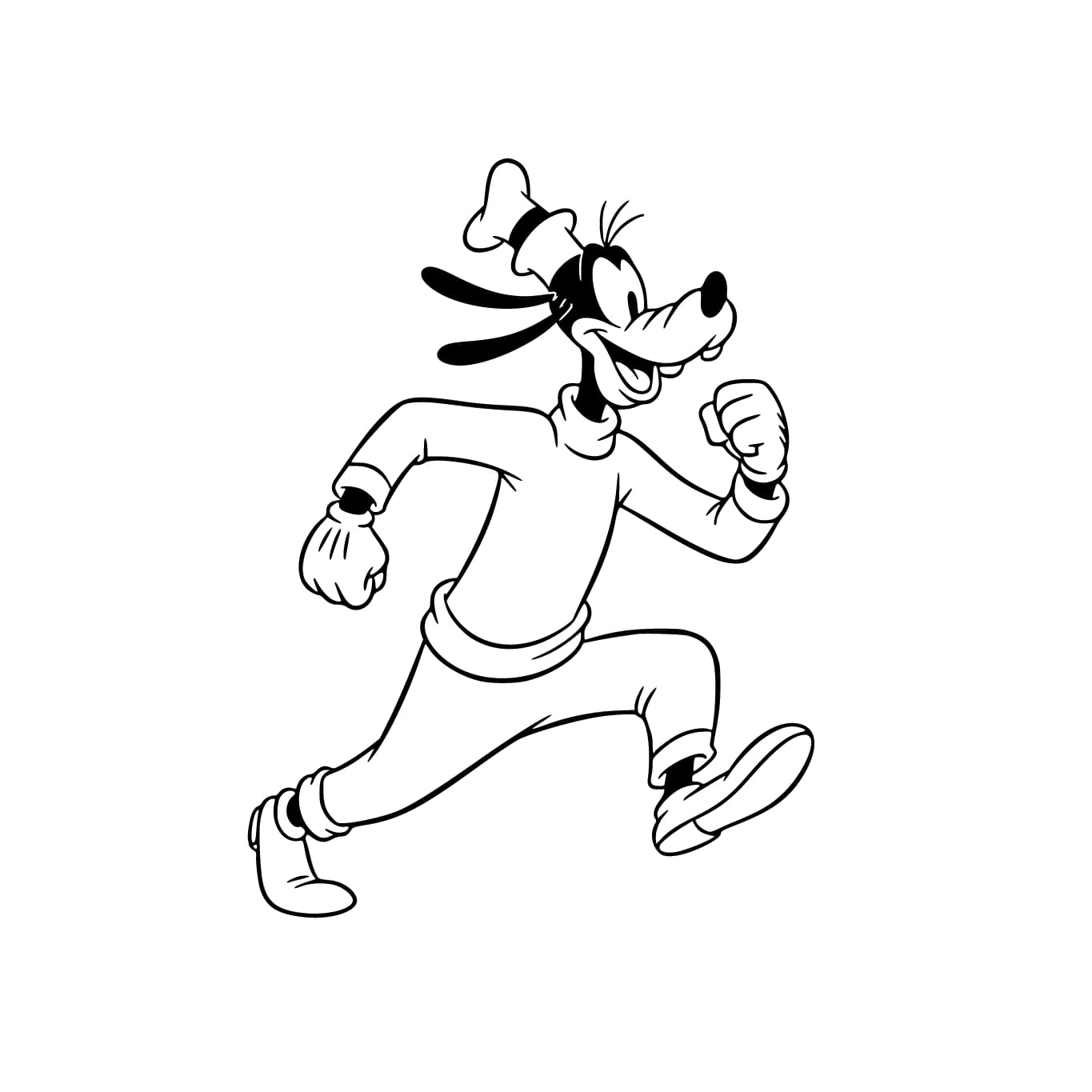 Kostenlos druckbar Goofy