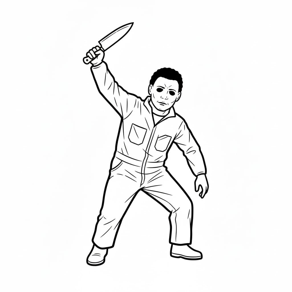 Kostenlos druckbar Michael Myers
