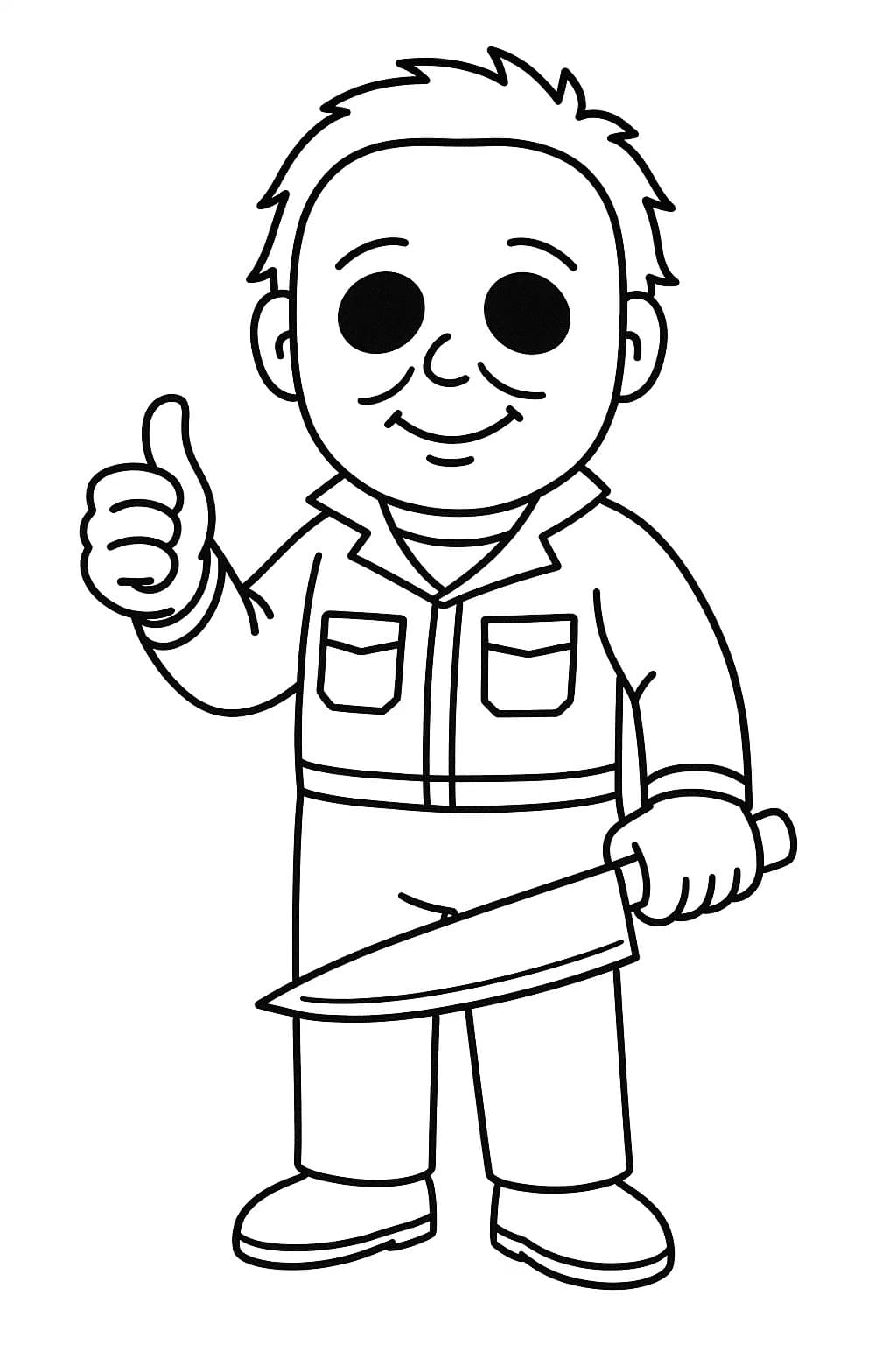 Michael Myers kostenlos für Kinder