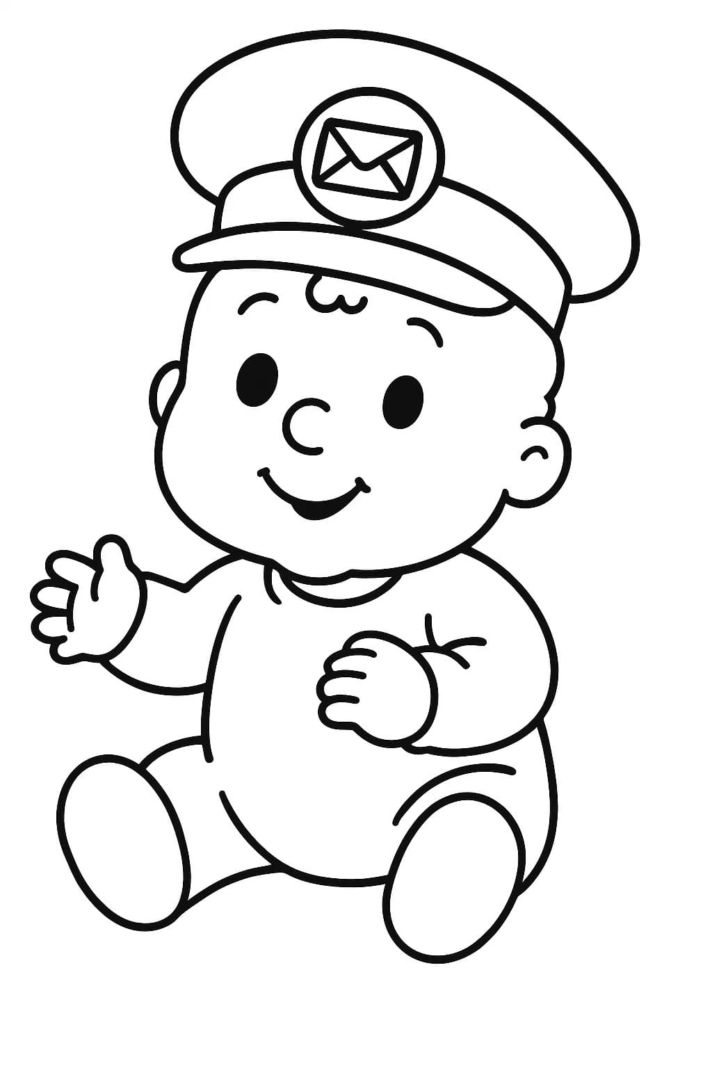 Postbote Pat druckbar