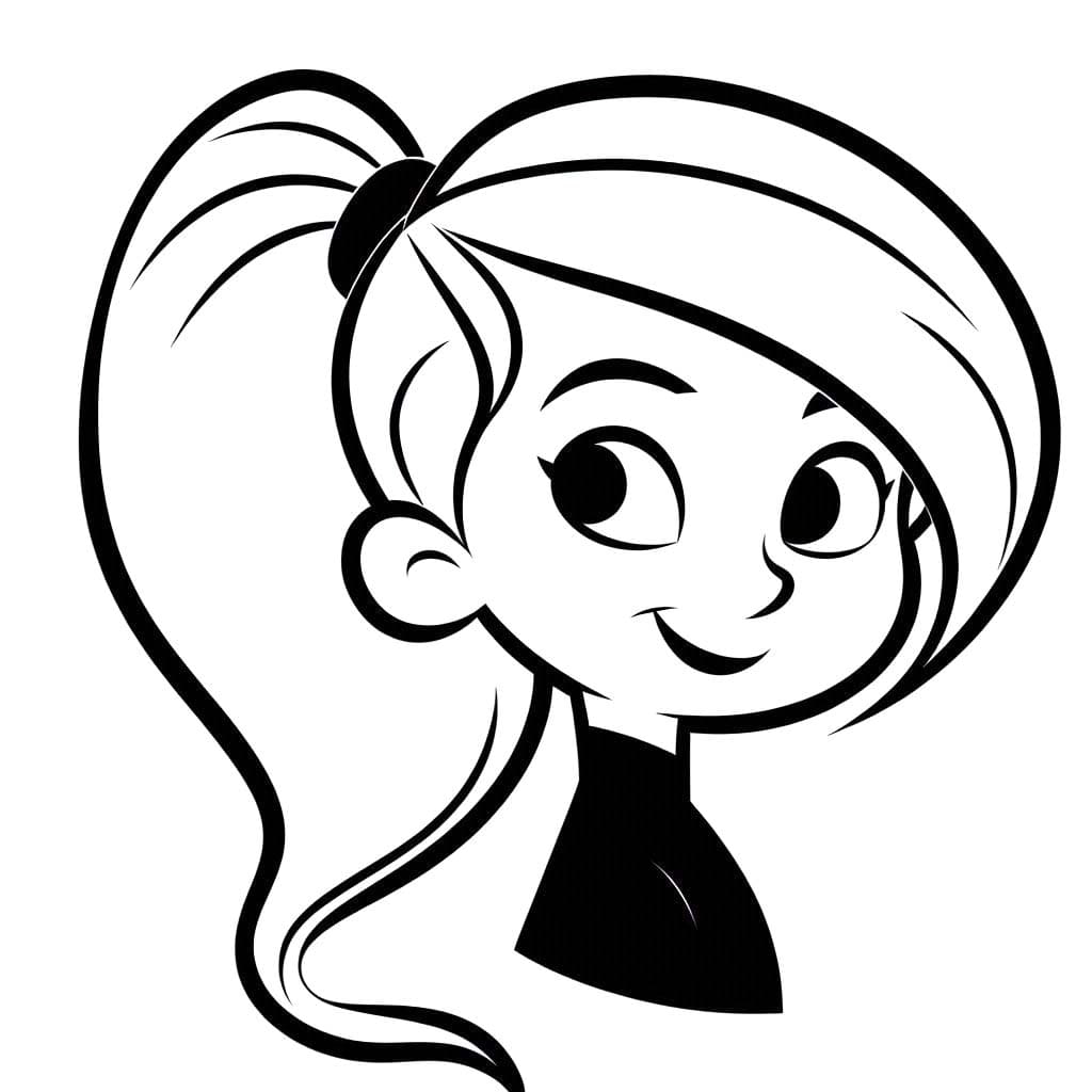 Zeichne Kim Possible einfach