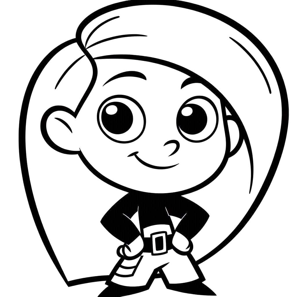 Zeichne Kim Possible kostenlos