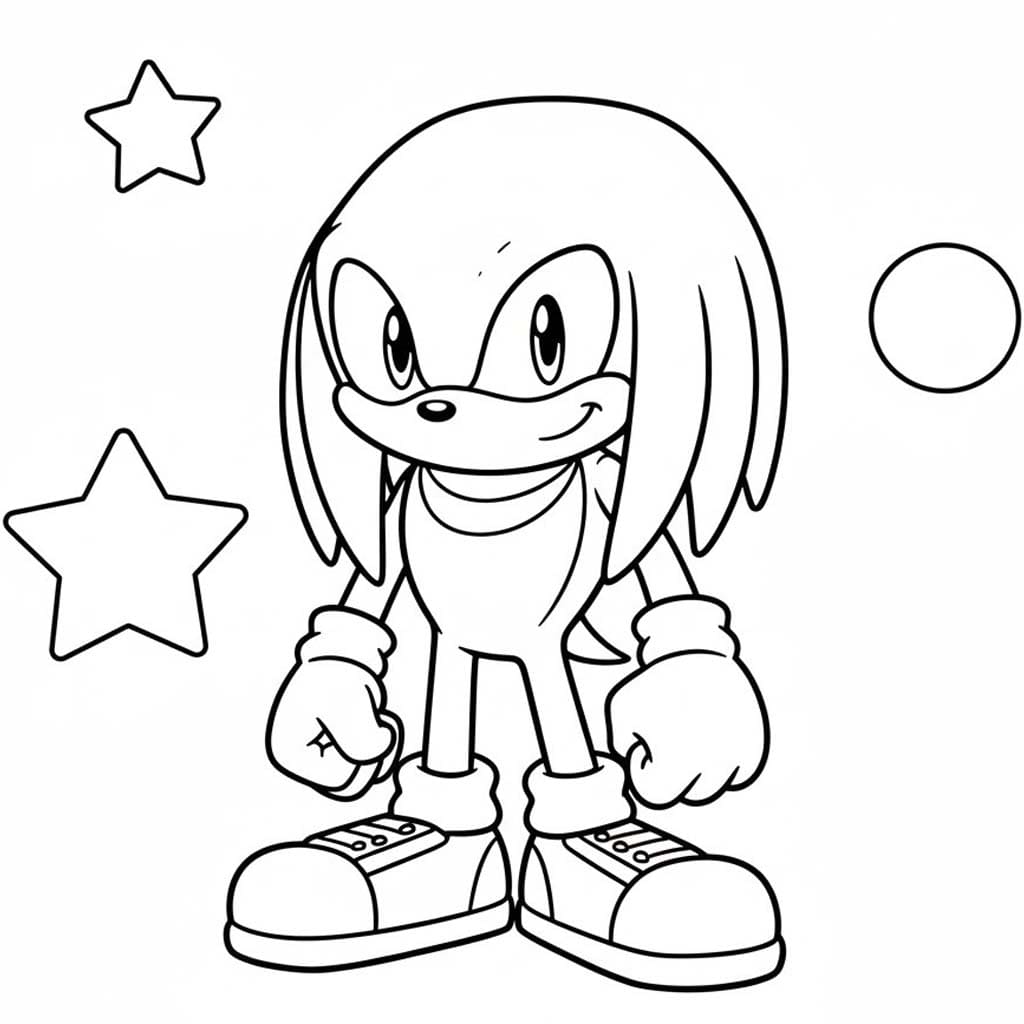 Zeichne Knuckles 5