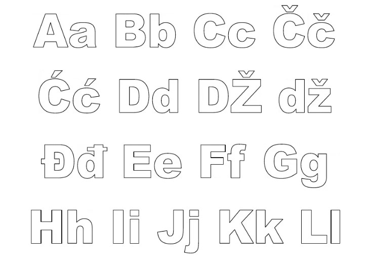 Zeichnen Alphabet kostenlos für Kinder