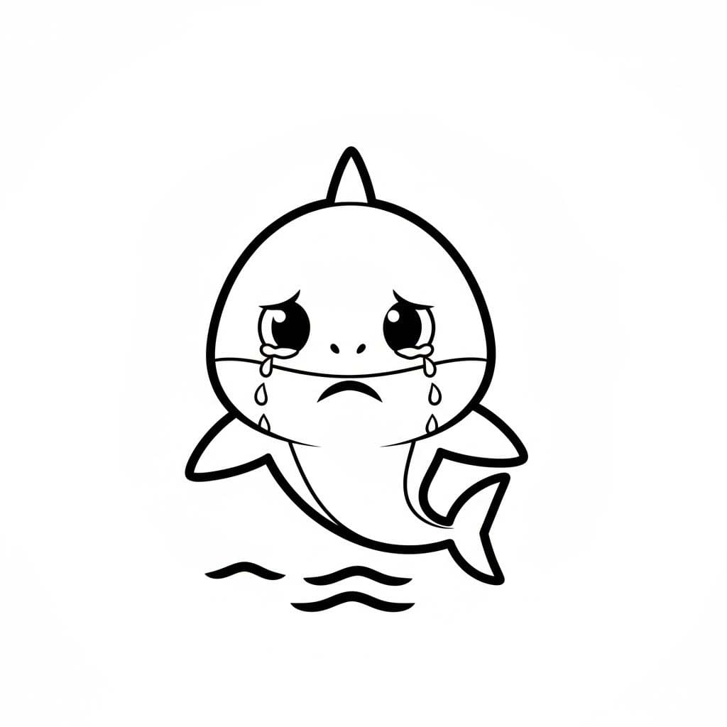 Zeichnen Baby Shark einfach