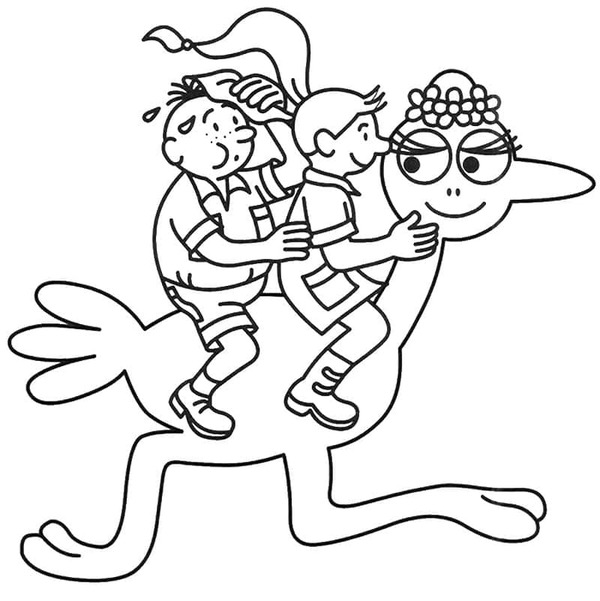 Zeichnen Barbapapa basisch