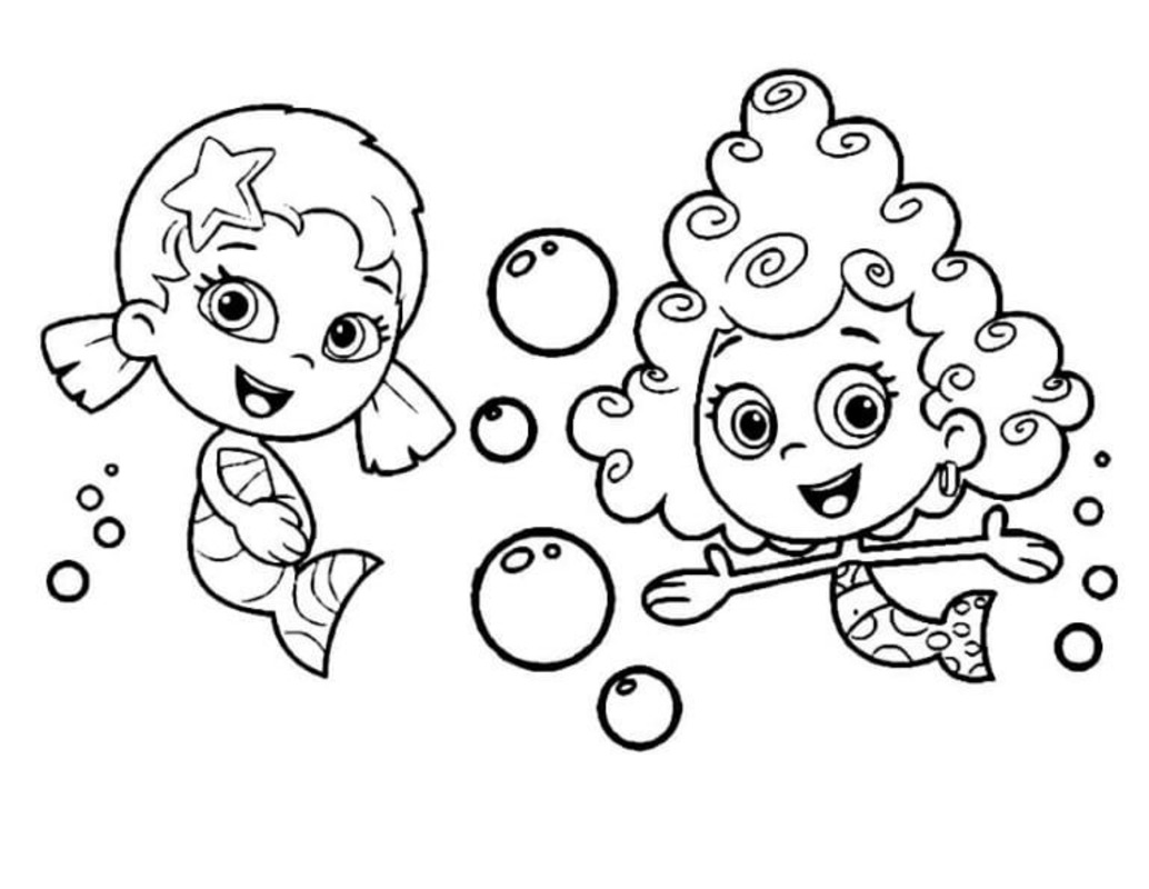 Zeichnen Bubble Guppies druckbar