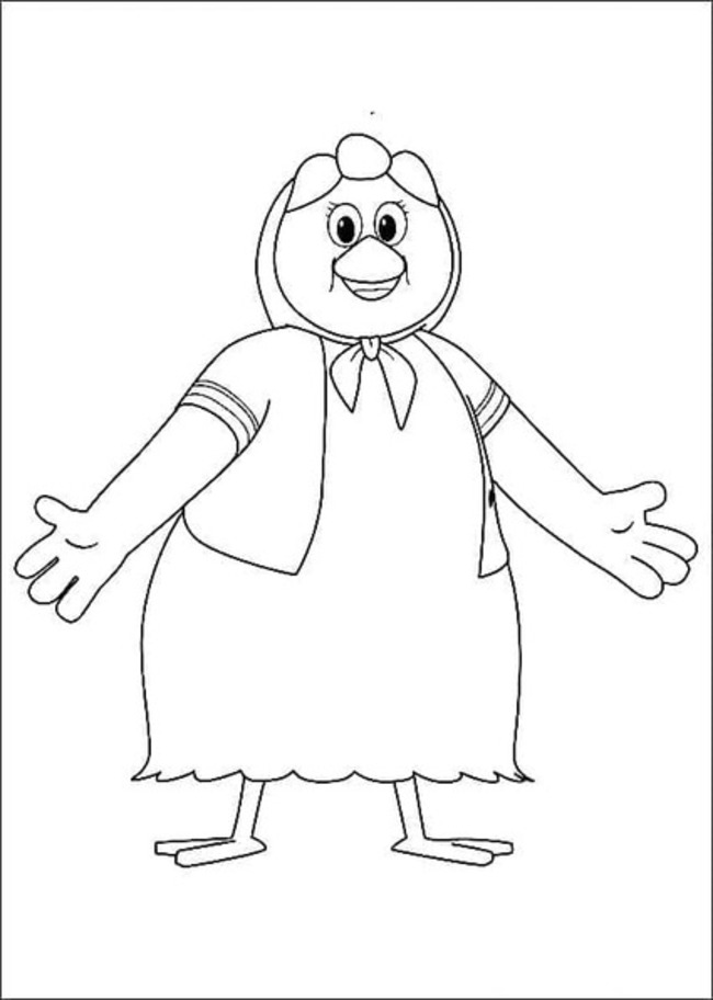 Zeichnen Calimero druckbar basisch