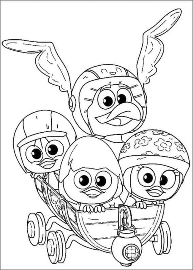 Zeichnen Calimero druckbar schlicht