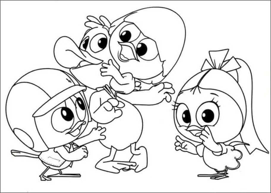 Zeichnen Calimero kostenlos