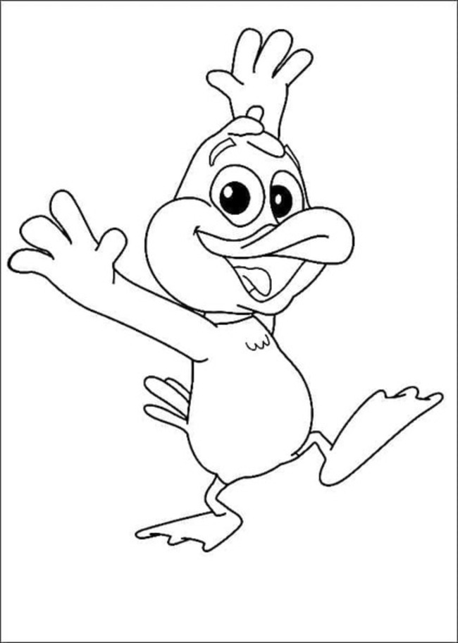 Zeichnen Calimero kostenlos basisch