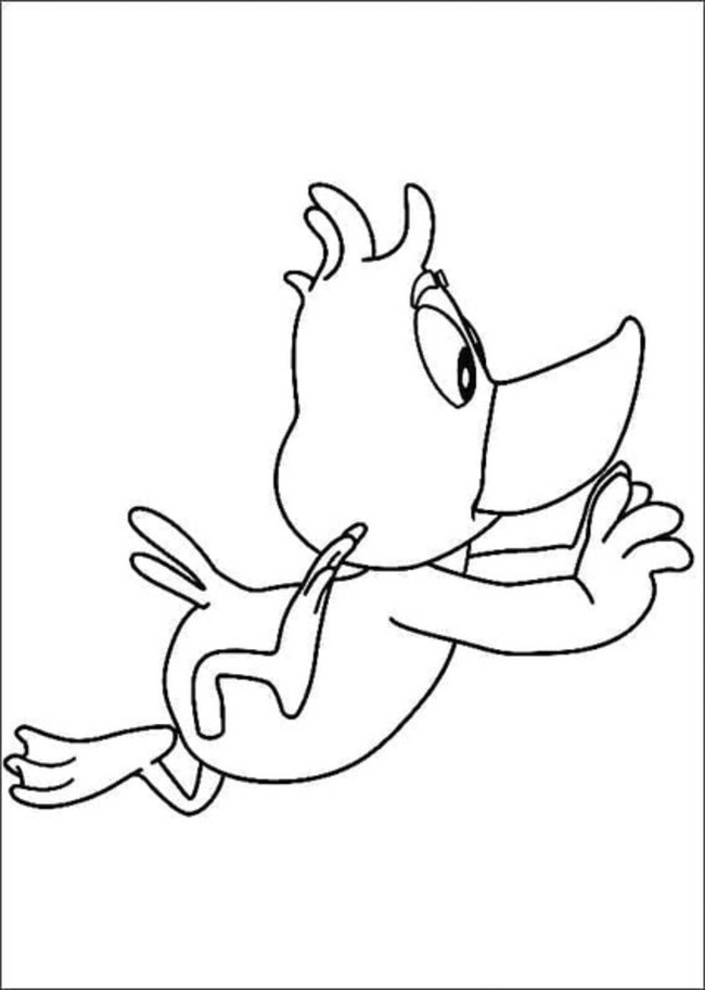 Zeichnen Calimero kostenlos druckbar basisch