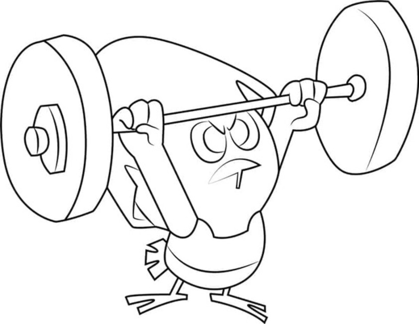 Zeichnen Calimero zum Ausdrucken für Kinder