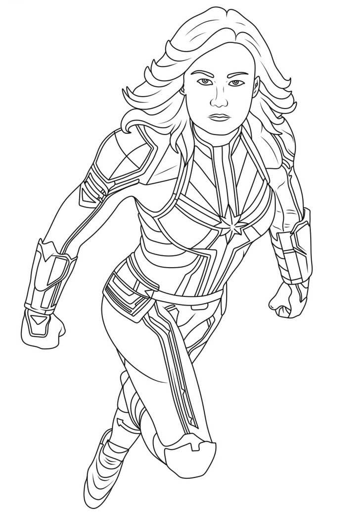 Zeichnen Captain Marvel 5