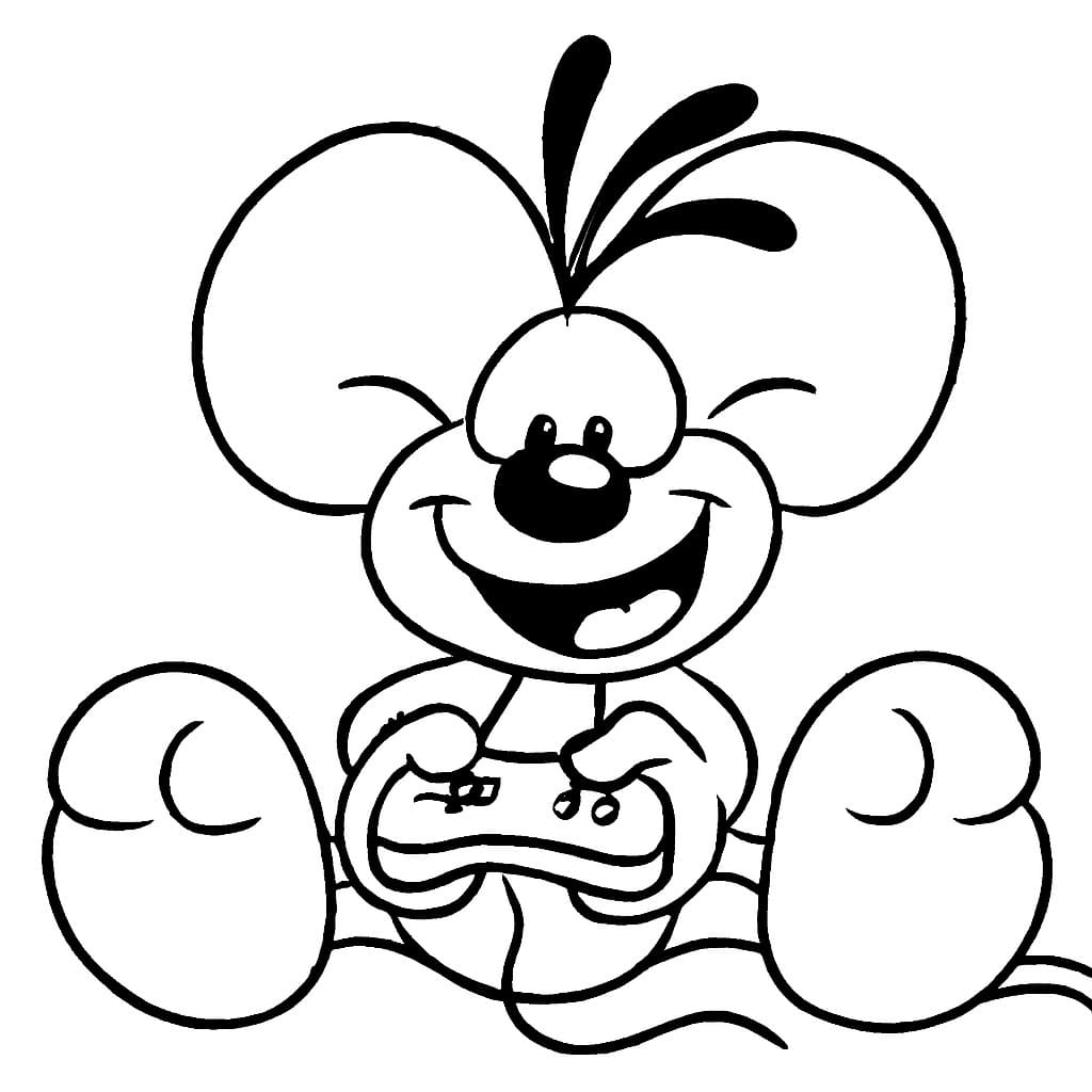 Zeichnen Diddl basisch bei Kindern