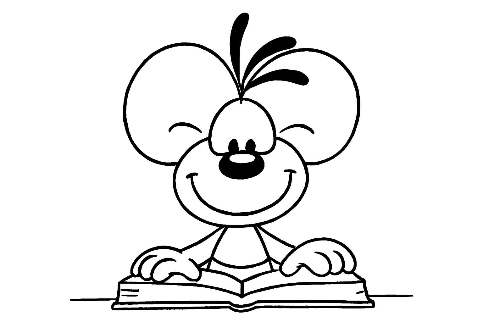 Zeichnen Diddl einfach bei Kindern