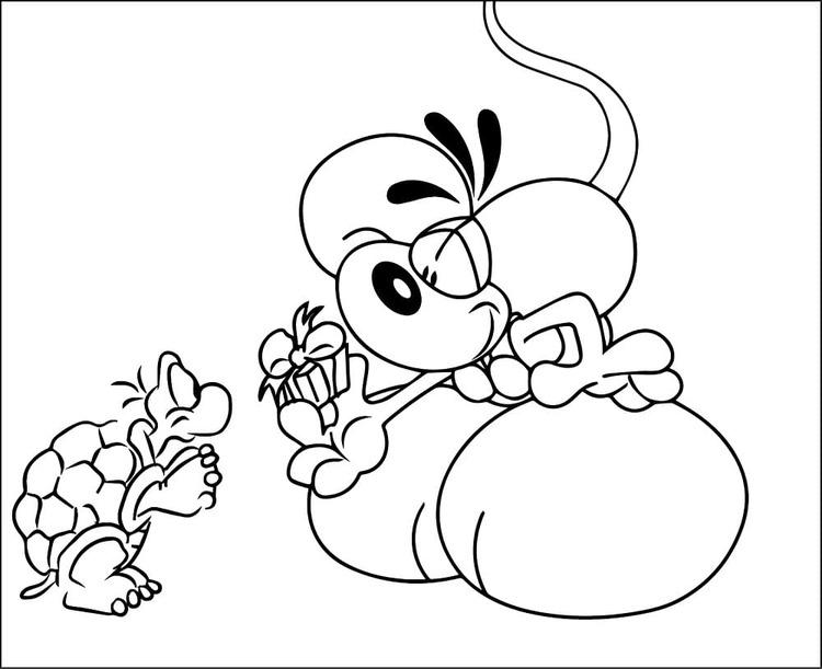 Zeichnen Diddl zum Ausdrucken für Kinder