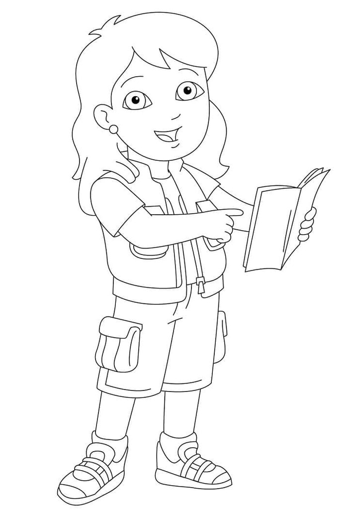 Zeichnen Diego druckbar einfach