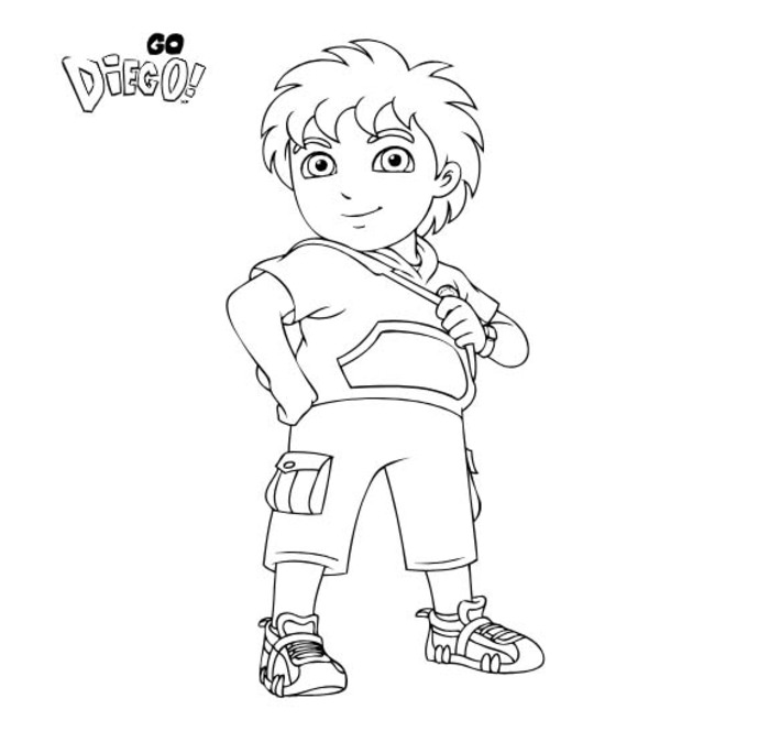 Zeichnen Diego kostenlos