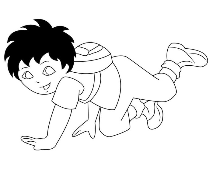 Zeichnen Diego schlicht