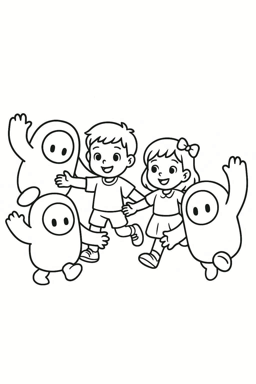 Zeichnen Fall Guys 2