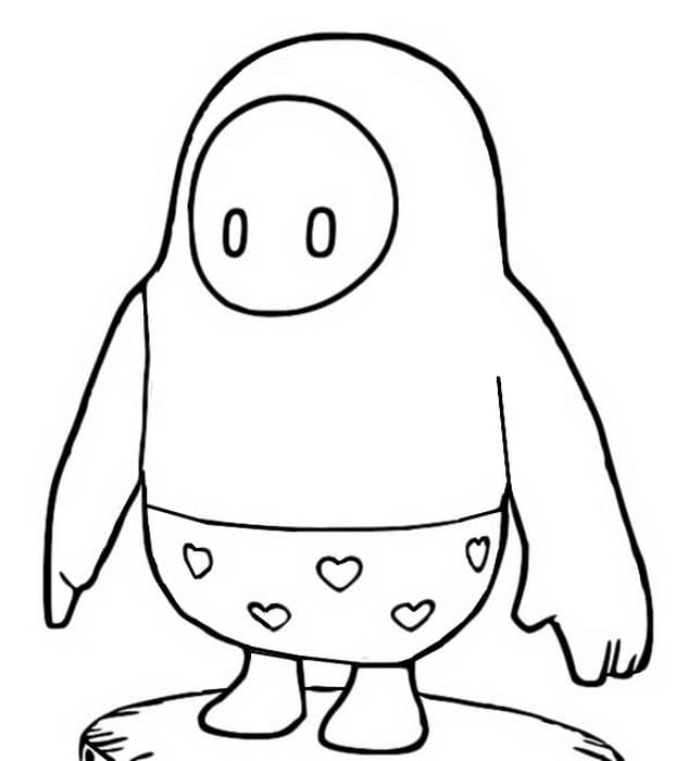 Zeichnen Fall Guys kostenlos