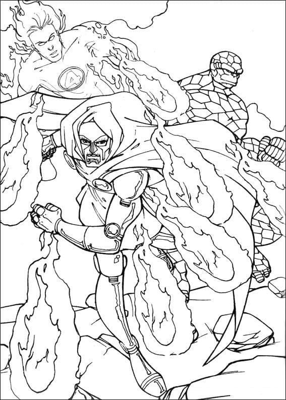 Zeichnen Fantastic Four einfach