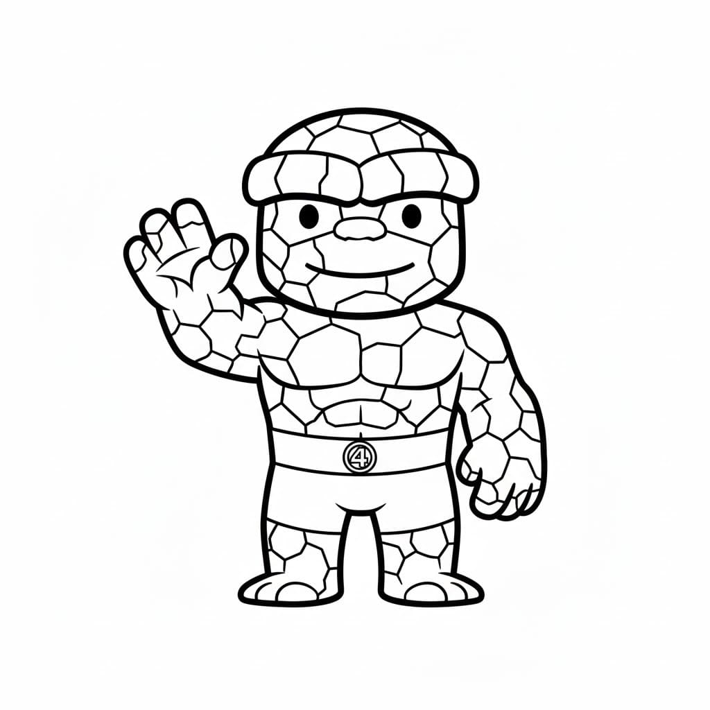 Zeichnen Fantastic Four kostenlos einfach