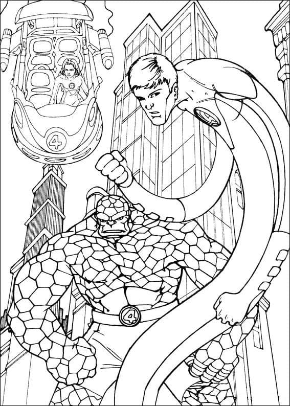 Zeichnen Fantastic Four schlicht