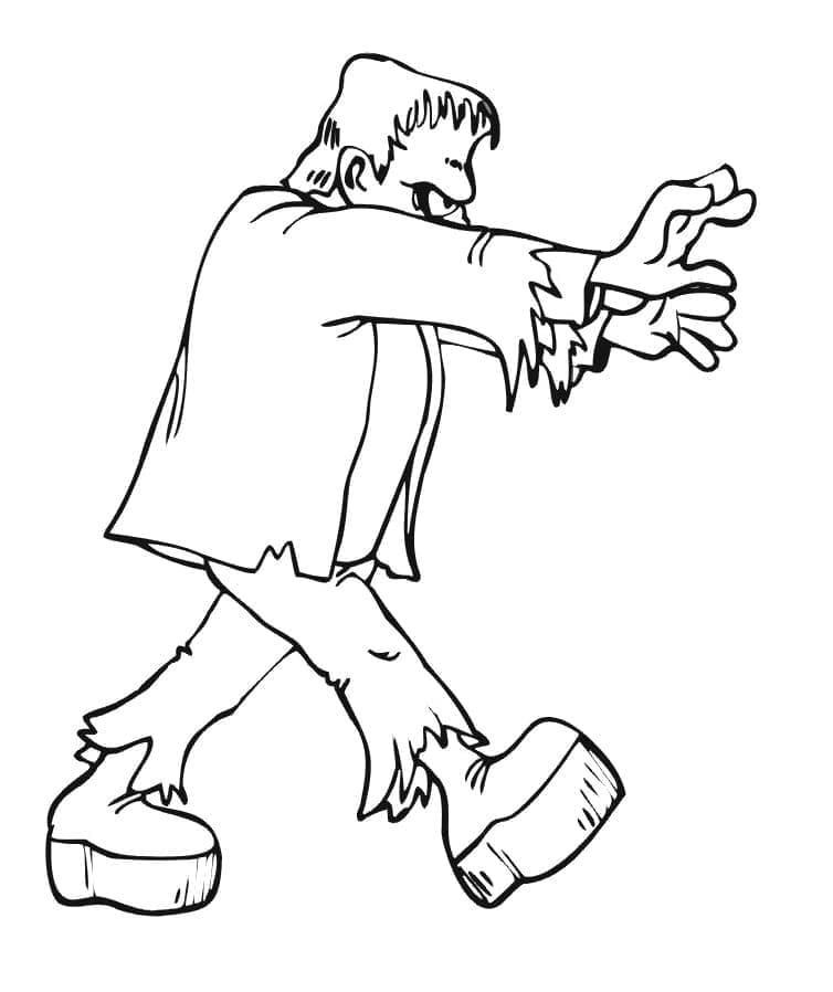 Zeichnen Frankenstein 2