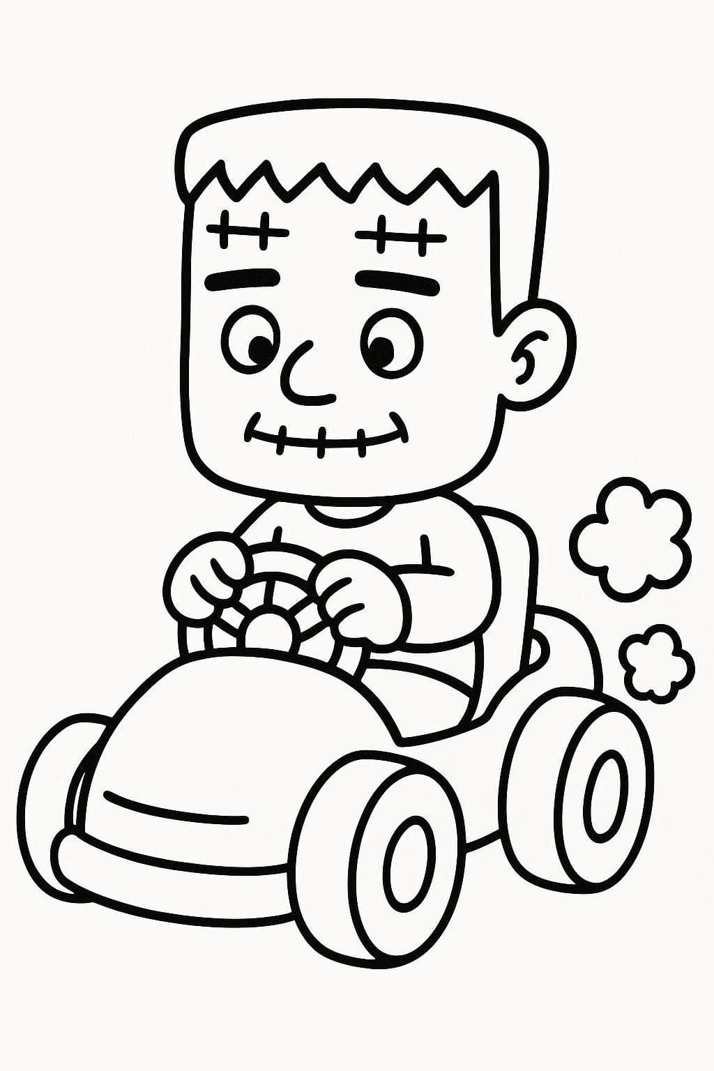 Zeichnen Frankenstein 5