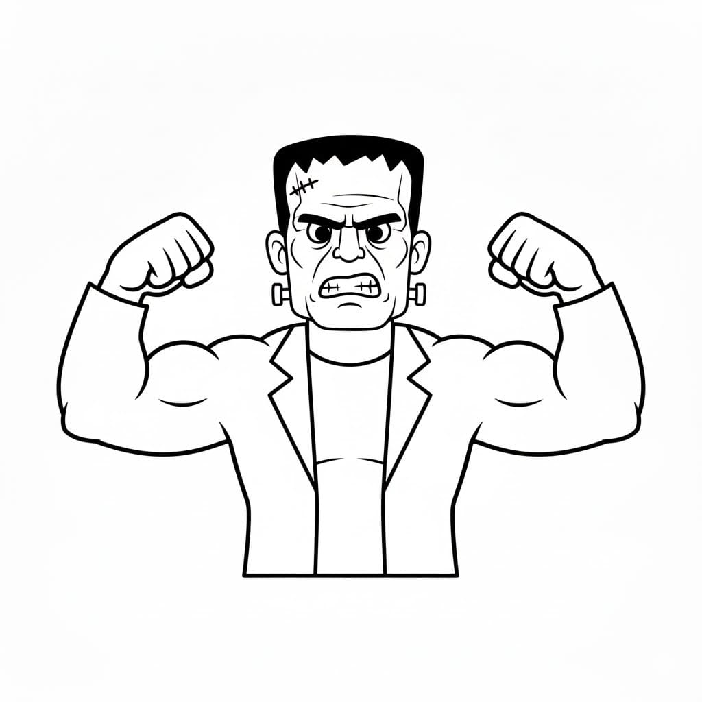 Zeichnen Frankenstein basisch