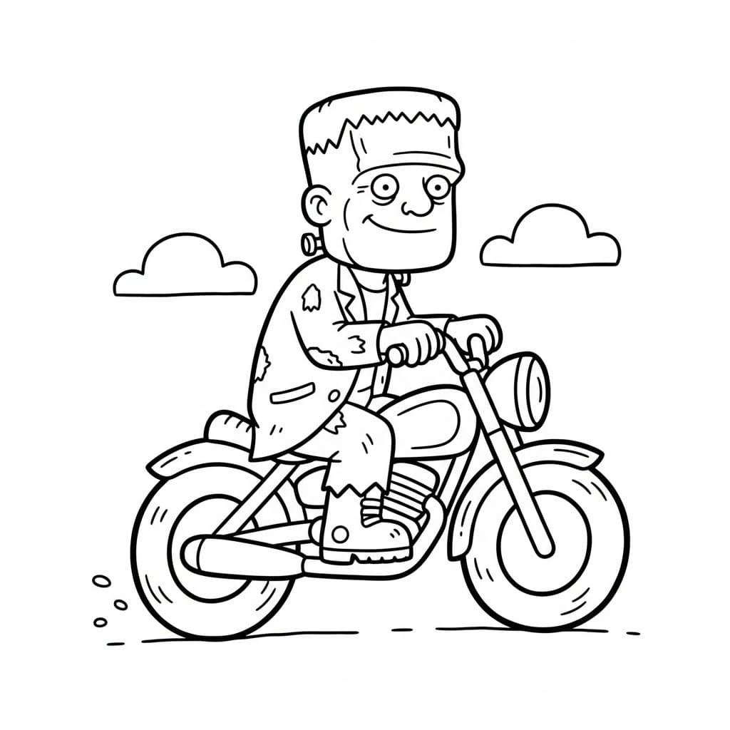 Zeichnen Frankenstein kostenlos