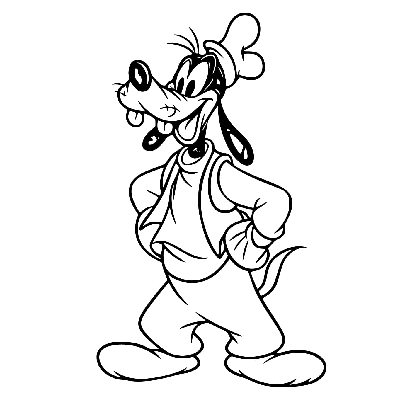 Zeichnen Goofy 5