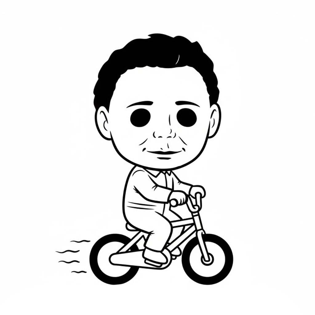 Zeichnen Michael Myers basisch