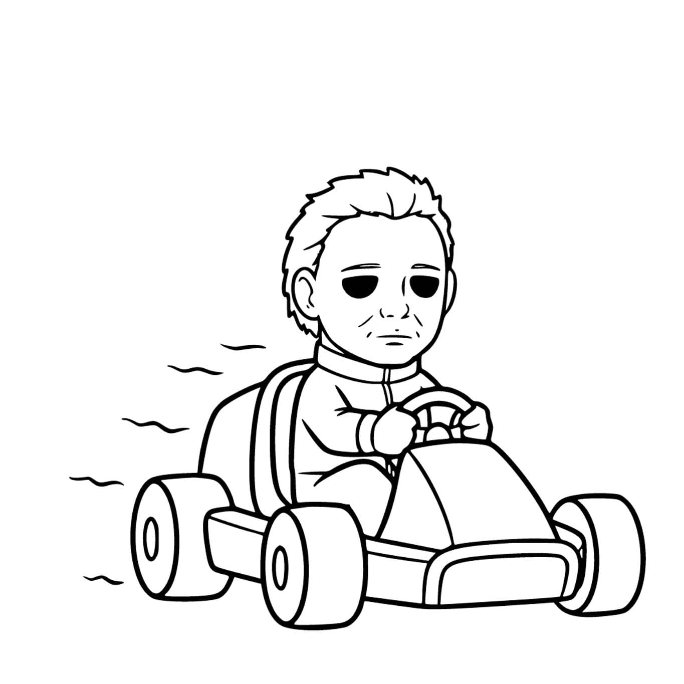 Zeichnen Michael Myers kostenlos