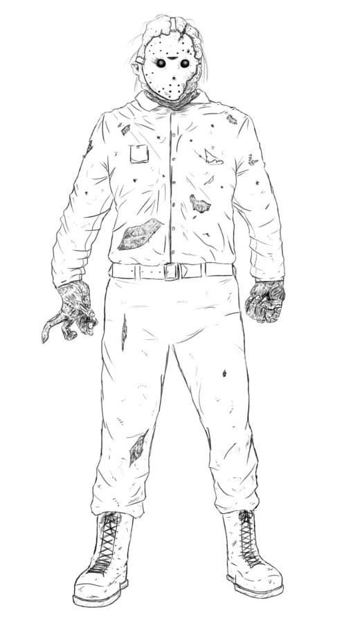 Zeichnen Michael Myers skizzieren