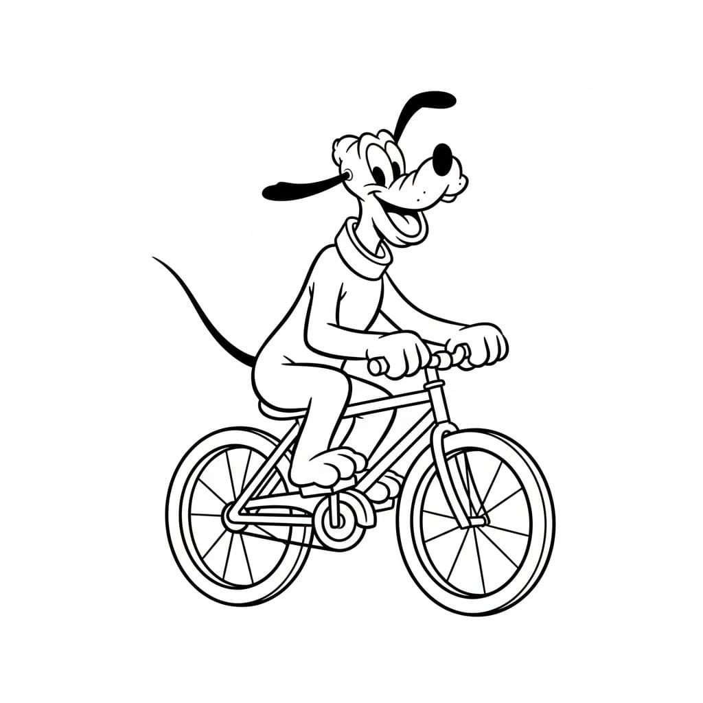 Zeichnen Pluto für Kinder