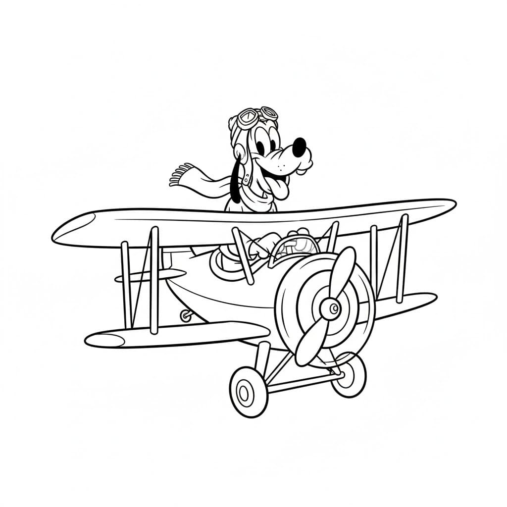 Zeichnen Pluto zum Ausdrucken